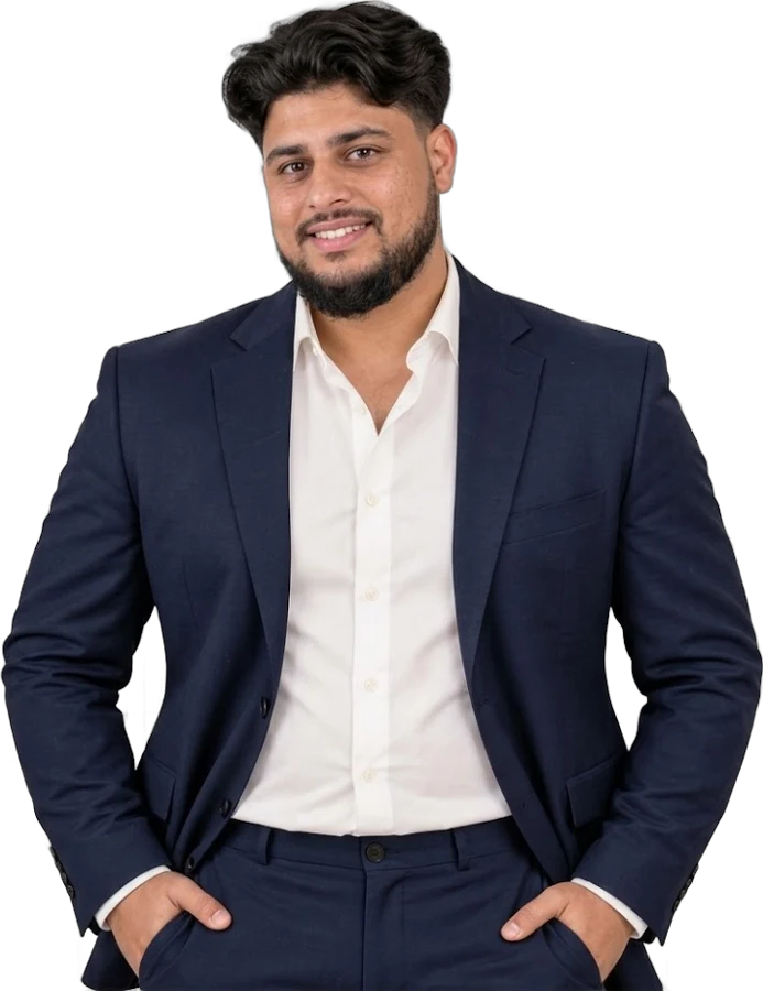 Michael Valdez, founder of Steady Orbit Systems, standing